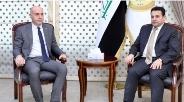 Kasım El Araci, Türkiye'nin Bağdat Büyükelçisi Ali Rıza Güney'i Kabul Etti