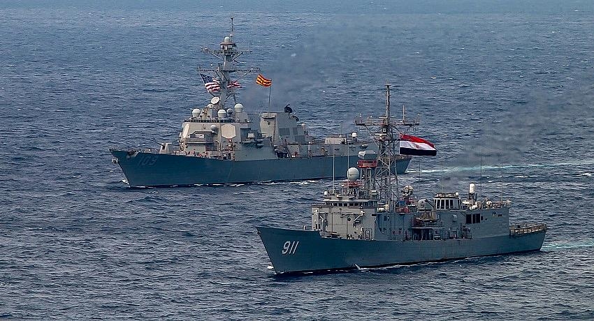 Mısır ve ABD’den Kızıldeniz’de Ortak Deniz Tatbikatı