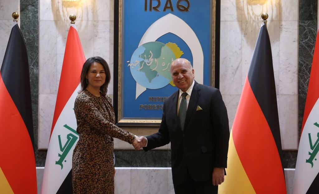 Almanya Dışişleri Bakanı Annalena Baerbock, Irak'ta