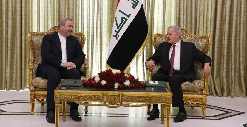 Irak Cumhurbaşkanı, İran Büyükelçisini kabul ederek iklim değişikliği ve su kıtlığı konularını görüştü