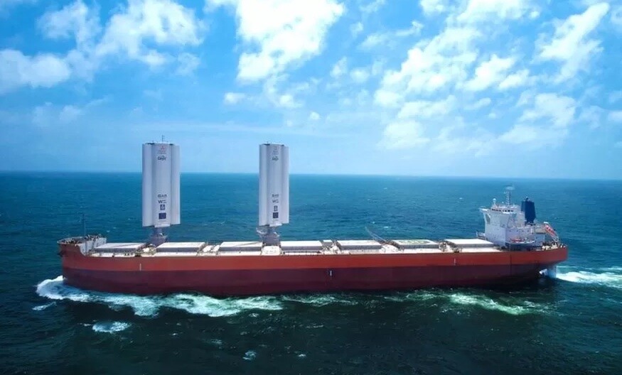 Deniz taşımacılığında yeni dönem: Rüzgar enerjisiyle çalışan kargo gemisi yelken açtı