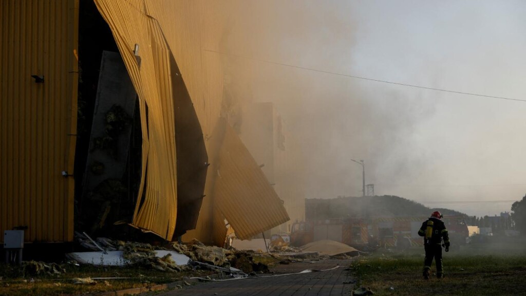 Kiev'de patlamalar meydana geldi