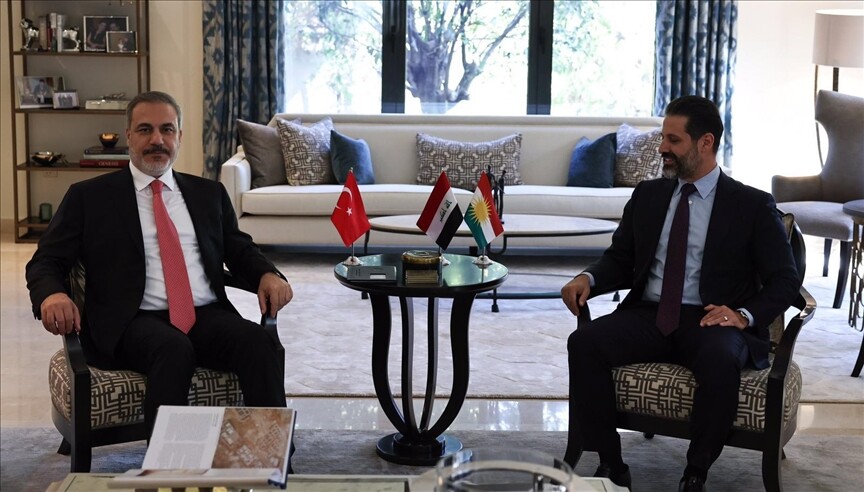 Türkiye Dışişleri Bakanı Fidan, IKBY Başbakan Yardımcısı Talabani ile görüştü