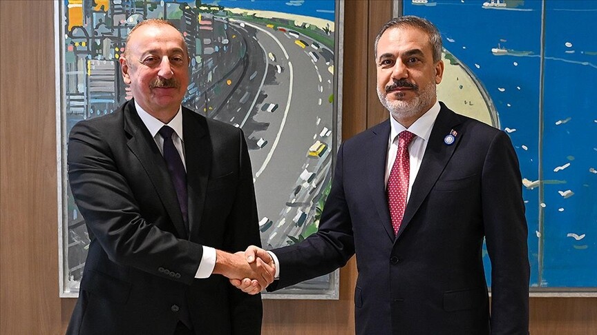 Türkiye Dışişleri Bakanı Fidan, Azerbaycan Cumhurbaşkanı Aliyev ile görüştü