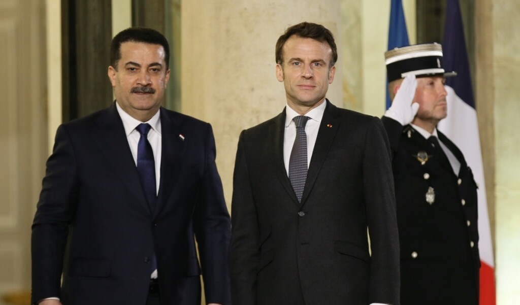 Başbakan Sudani, Fransa Cumhurbaşkanı Macron ile görüştü