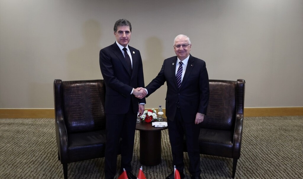 Türkiye Milli Savunma Bakanı Güler, IKBY Başkanı Neçirvan Barzani ile görüştü