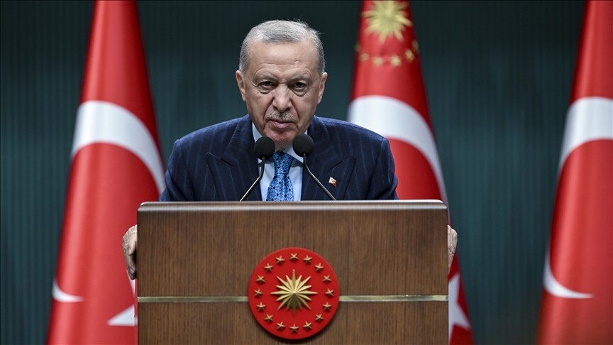Cumhurbaşkanı Recep Tayyip Erdoğan, Kabine Toplantısı'nın ardından açıklamalarda bulundu