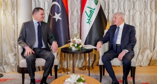 Libya Başbakanı ile Irak Cumhurbaşkanı çeşitli alanlarda işbirliğini güçlendirmeyi görüştü