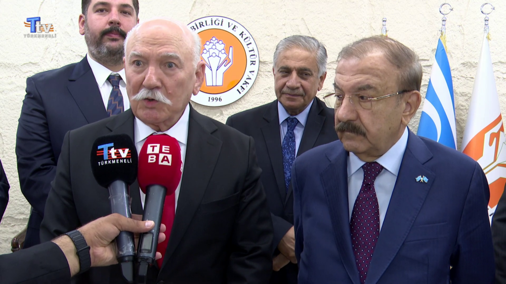 Sanan Ağa’dan Türkmeneli Vakfı Başkanı Muratlı’ya tebrik ziyareti