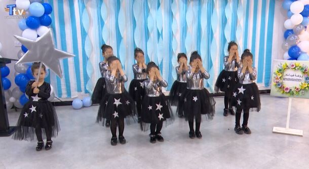 Kerkük’te minik yeteneklerden sanat sergisi