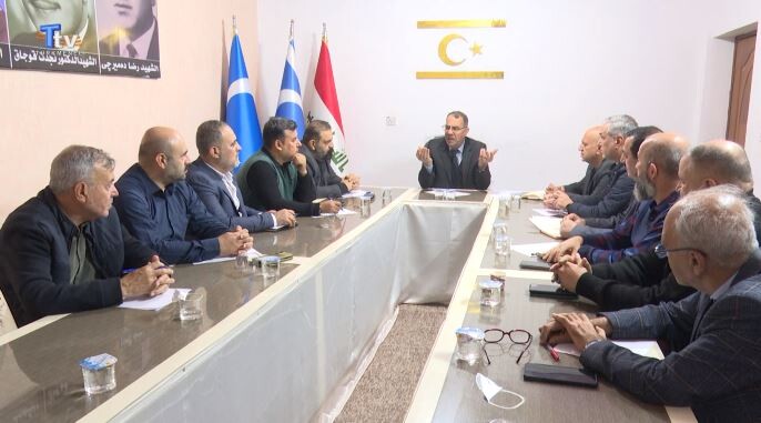 Türkmen sivil toplum kuruluşları Kerkük’te bir araya geldi