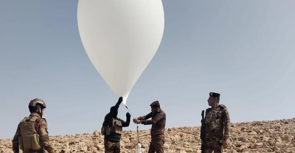 Basra’da yasaklı madde operasyonu: Balon düşürüldü