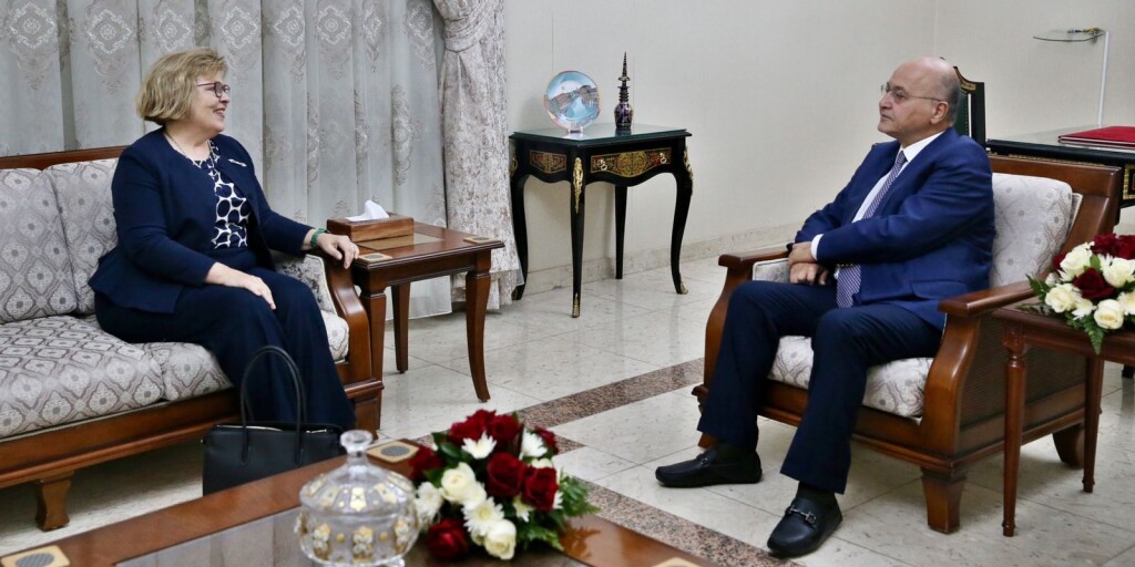 Cumhurbaşkanı Salih ABD Dışişleri Bakan Yardımcısı ile Bir Araya Geldi