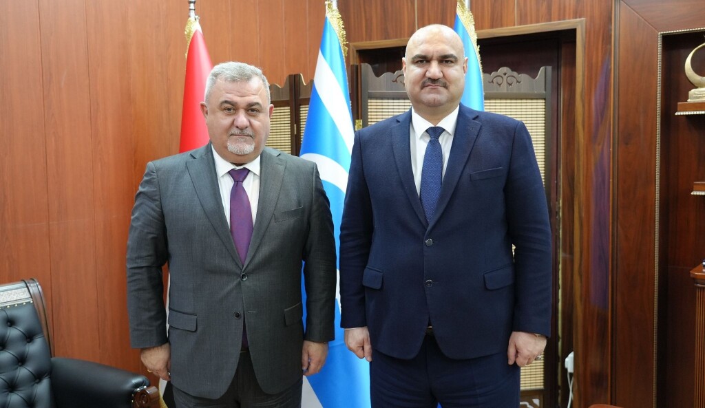 ITC Genel Başkanı Mehmet Seman Ağa, Kerkük Milletvekili İmat Yohna’yı kabul etti