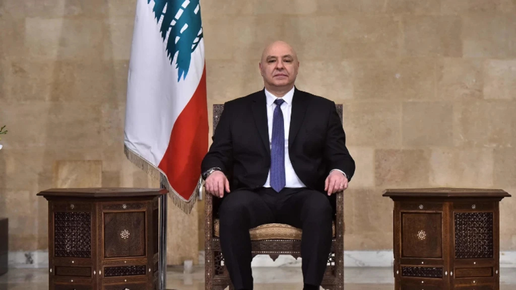 Lübnan Cumhurbaşkanı Avn, İsrail'in işgalini sürdürdüğü güneydeki noktalardan çekilmesini istedi