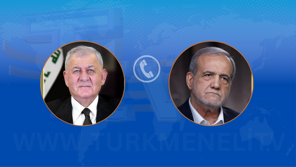 Cumhurbaşkanı Reşid, İran Cumhurbaşkanı Pezeşkiyan ile  