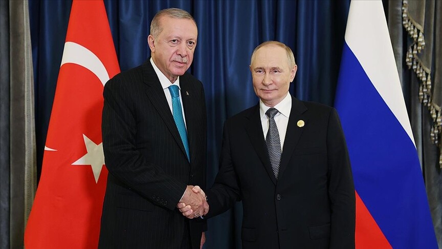 Türkiye Cumhurbaşkanı Erdoğan, Rusya Devlet Başkanı Putin ile telefonda görüştü