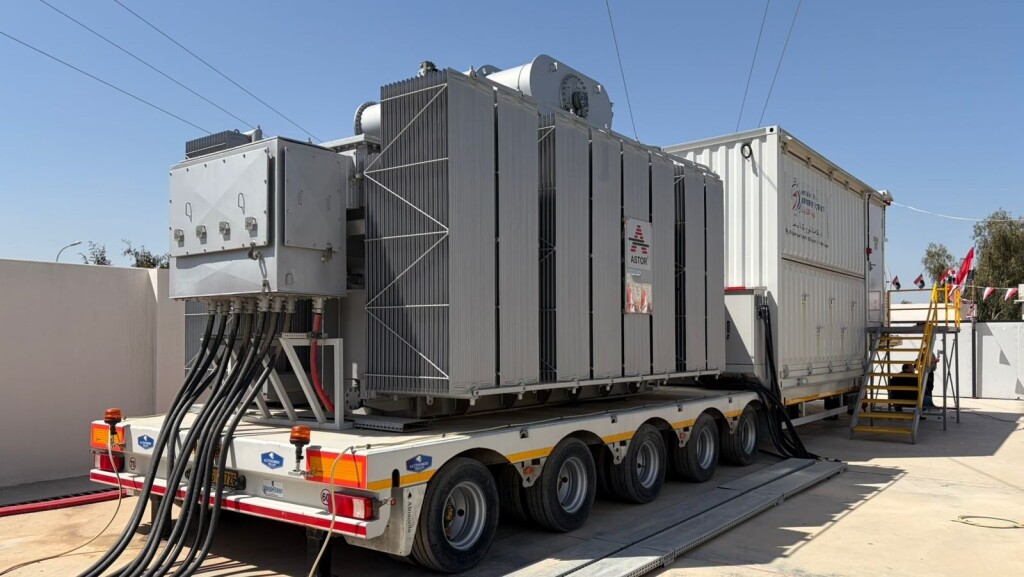 Elektrik Bakanlığı Kerkük’te iki mobil trafo merkezi açtı