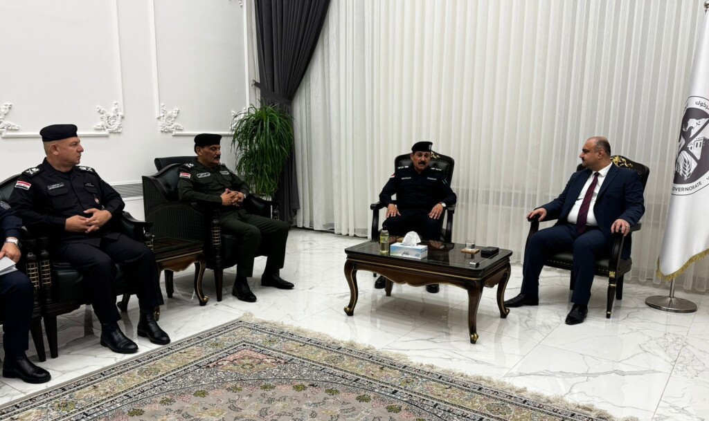 Kerkük Valisi Mehmet Seman Ağa'dan üst düzey güvenlik görüşmesi