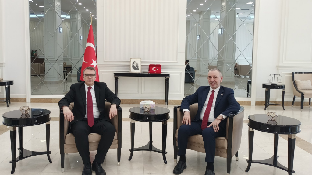 Türkiye’nin Bağdat Büyükelçisi Anıl Bora İnan, Aydın Maruf ile görüştü