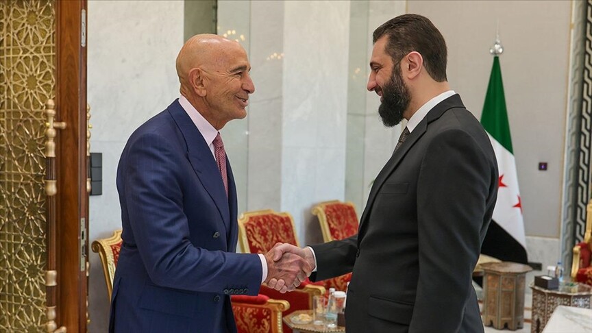 Suriye Cumhurbaşkanı Şara, ABD'nin Suriye Özel Temsilcisi Barrack'ı kabul etti