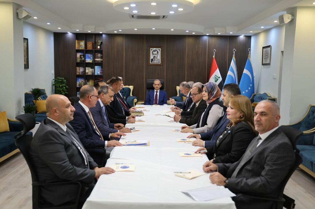 Irak Türkmen Cephesi Genel Merkezi'nde toplantı düzenlendi