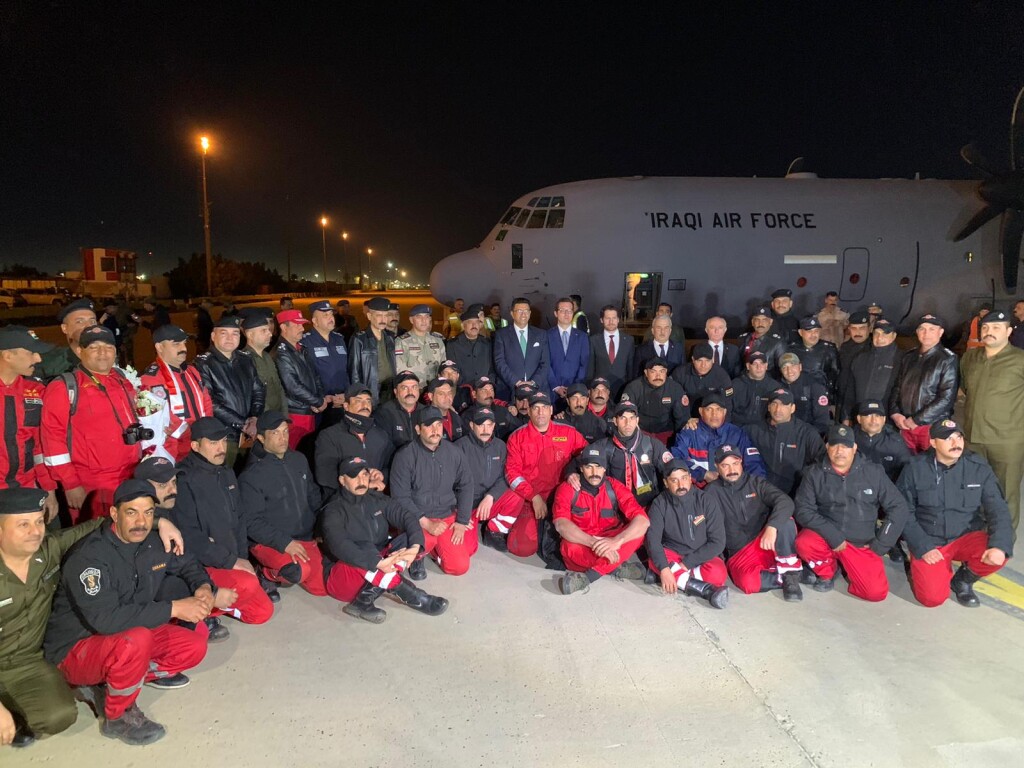 Irak Afet Müdahale Ekibi, ülkeye geri döndü