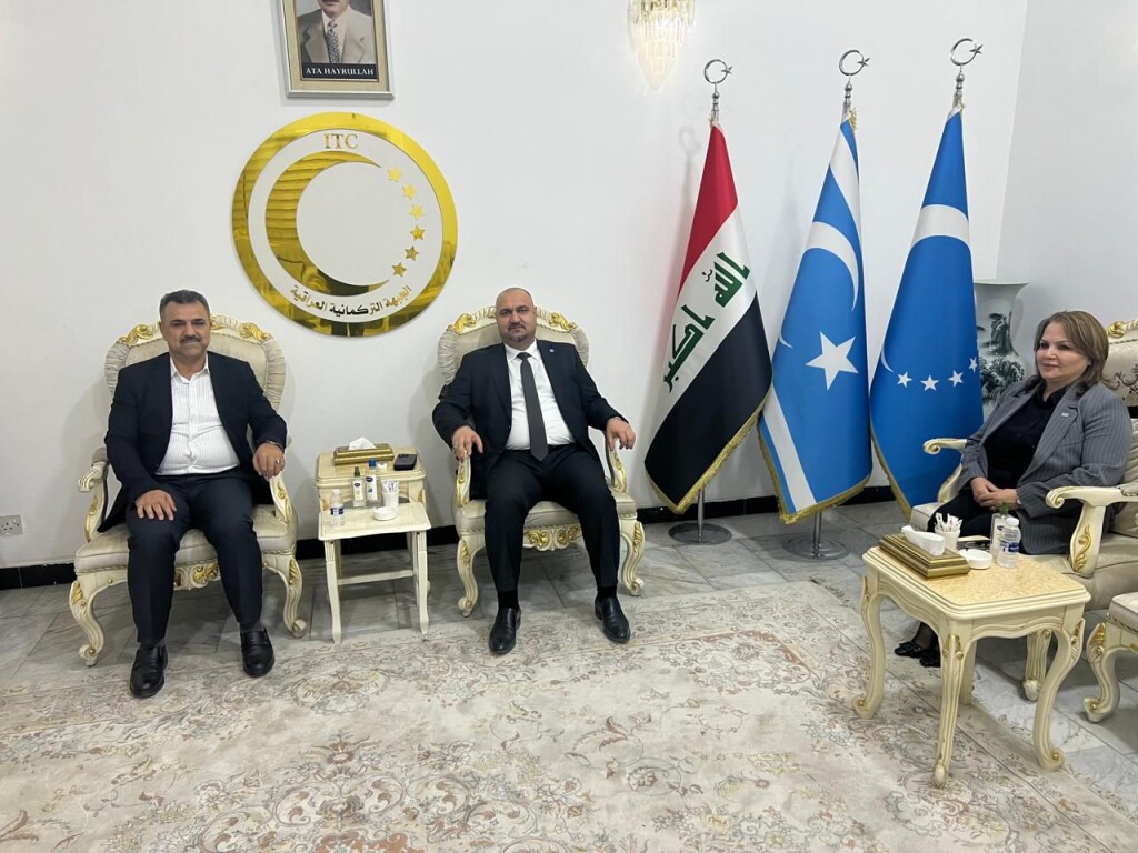 ITC Genel Başkanı Mehmet Seman Ağa, Parlamento Danışmanlarından Nurettin Kaplan'ı kabul etti.