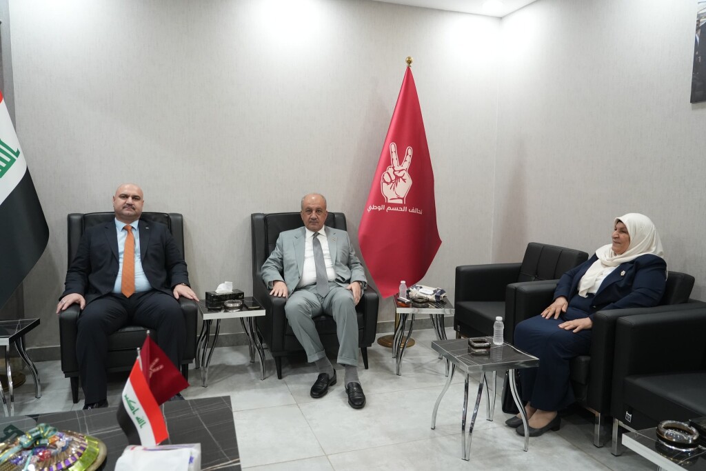 ITC Genel Başkanı Ağa, Savunma Bakanı ve El-Hasım İttifakı Başkanı Sabit el-Abbasi ile bir araya geldi