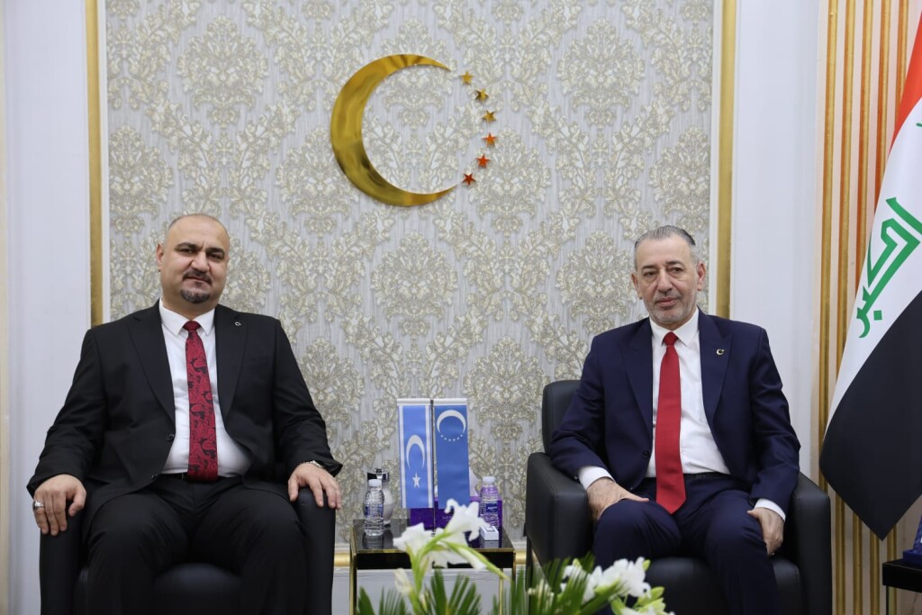 Irak Türkmen Cephesi Genel Başkanı, Erbil’deki Siyasi Büroyu ziyaret etti ve Bakan Aydın Maruf ile görüştü