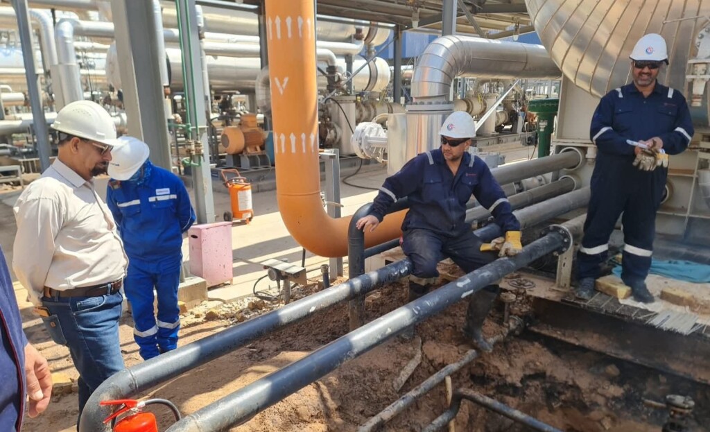 Meysan’da petrol boru hatlarında bakım çalışması