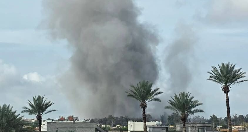 Habbaniye'de askeri üsse yönelik bombardıman