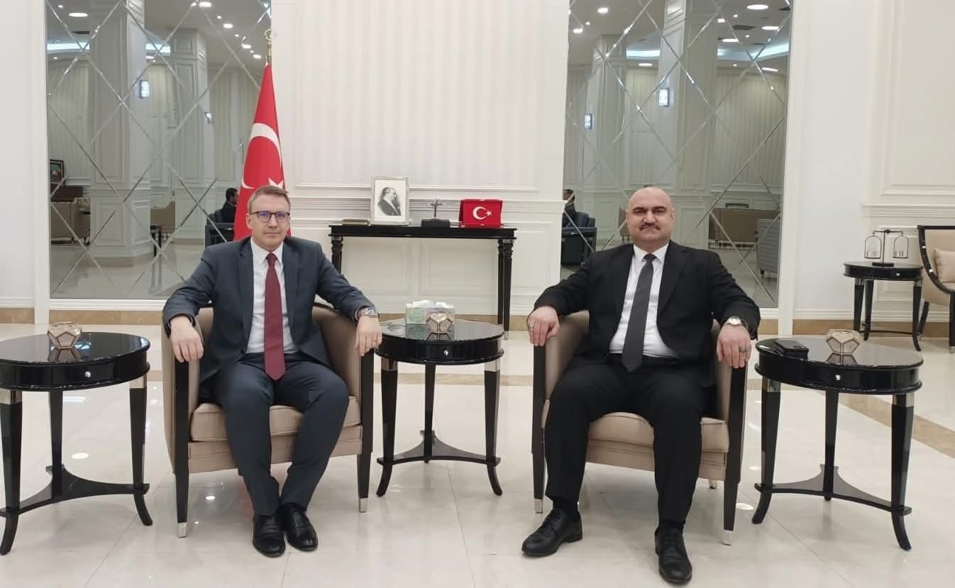 ITC Genel Başkanı Ağa, Büyükelçi İnan ile Bağdat'ta bir araya geldi