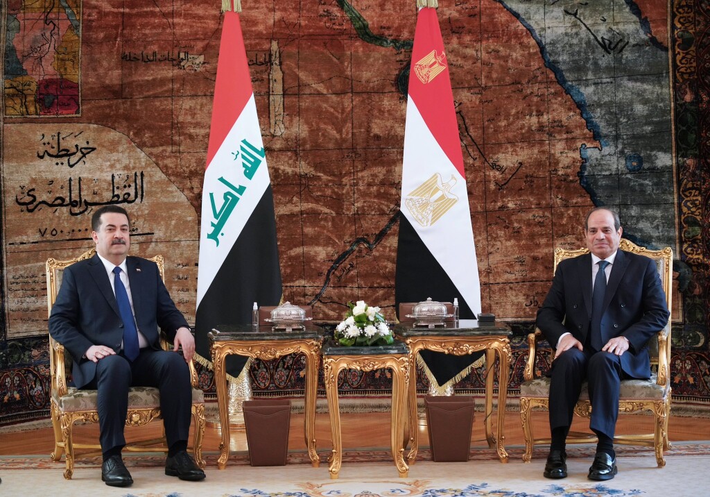 Mısır Cumhurbaşkanı Sisi, Irak Başbakanı Sudani'yle ikili ilişkileri görüştü