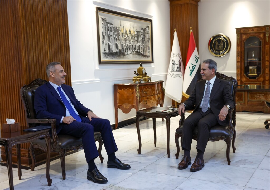 Bağdat’ta yargı diplomasisi: Hakan Fidan, Faik Zeydan ile bir araya geldi