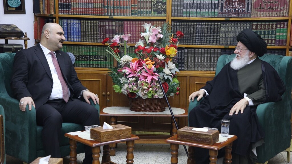 ITC Genel Başkanı Ağa’dan Ayetullah Seyyid Hüseyin İsmail es-Sadr’a ziyaret