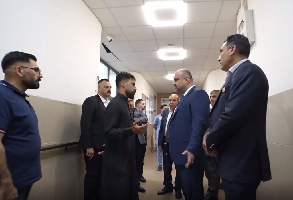 Kerkük Valisi Ağa’dan hastaneye sürpriz ziyaret
