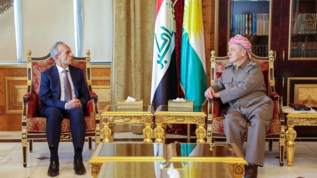 ITC Genel Başkanı Turan ile KDP Başkanı Barzani görüştü