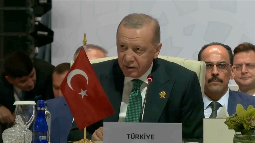 Erdoğan: Diplomatik gayretlerimizi İsrail'e yaptırım uygulamalarının artması için yoğunlaştırmalıyız