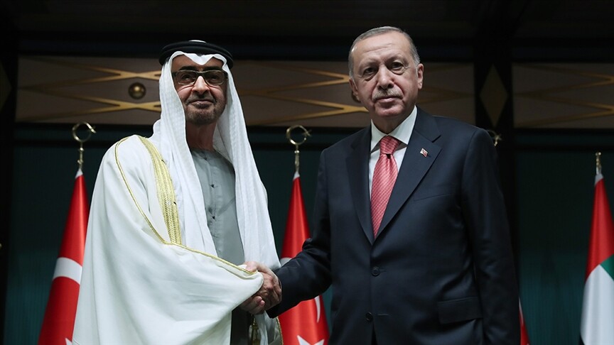 Türkiye Cumhurbaşkanı Erdoğan BAE Devlet Başkanı Al Nahyan ile görüştü