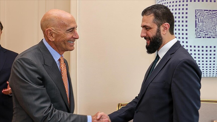 ABD Büyükelçisi Barrack, Suriye Cumhurbaşkanı Şara'nın