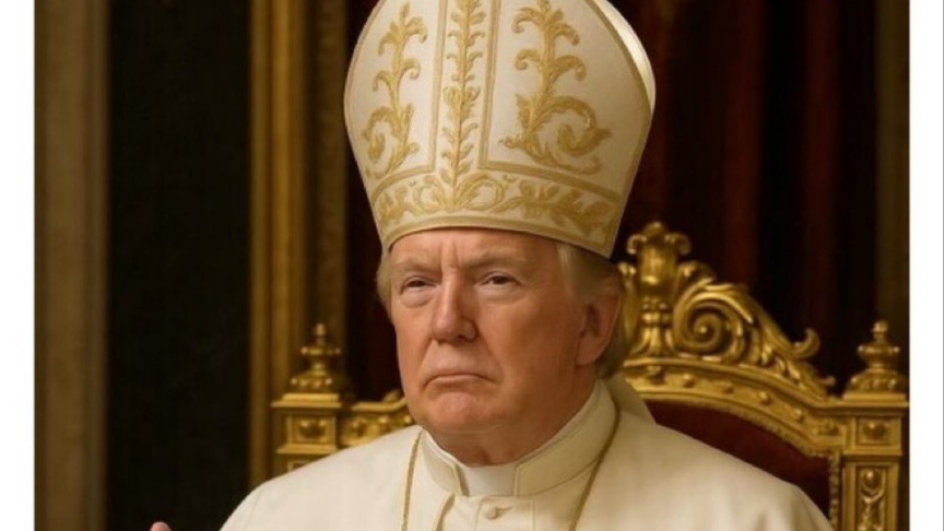 ABD Başkanı Trump'ın resmi hesabından kendisini Papa olarak gösteren fotoğraf paylaşıldı