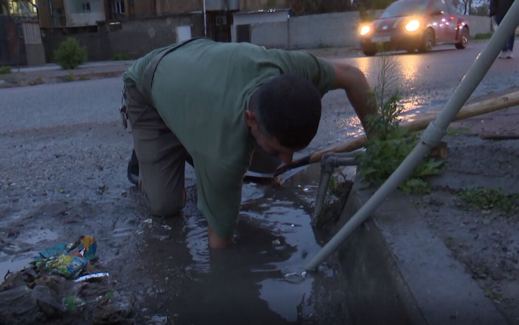 Kerkük'teki altyapı yetersizliği yoğun yağışta da kendini gösterdi