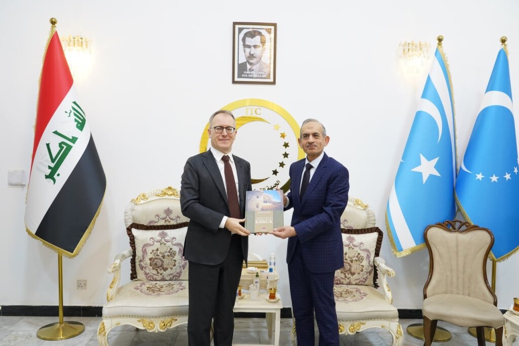 Başkan Turan, İtalya’nın Irak Büyükelçisini kabul etti