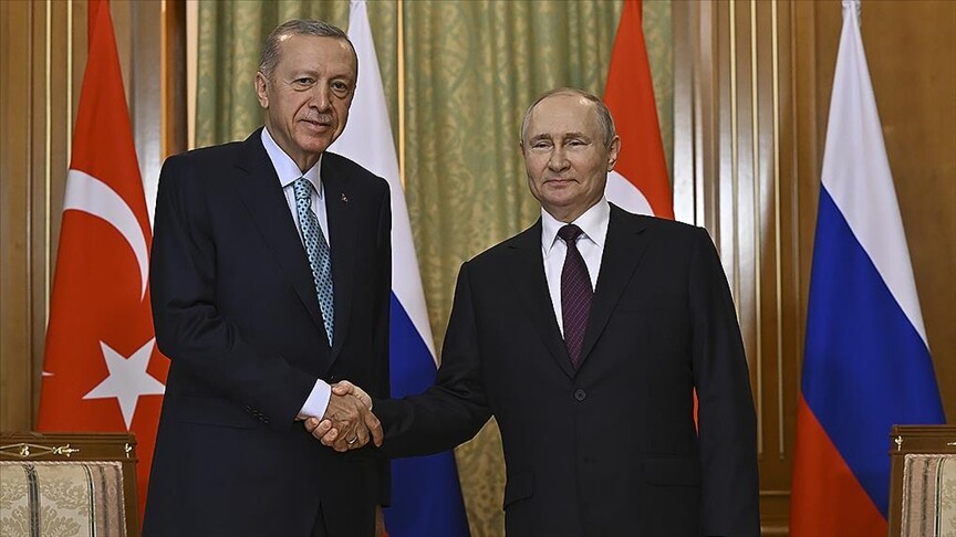Türkiye Cumhurbaşkanı Erdoğan, Rusya Devlet Başkanı Putin ile telefonda görüştü