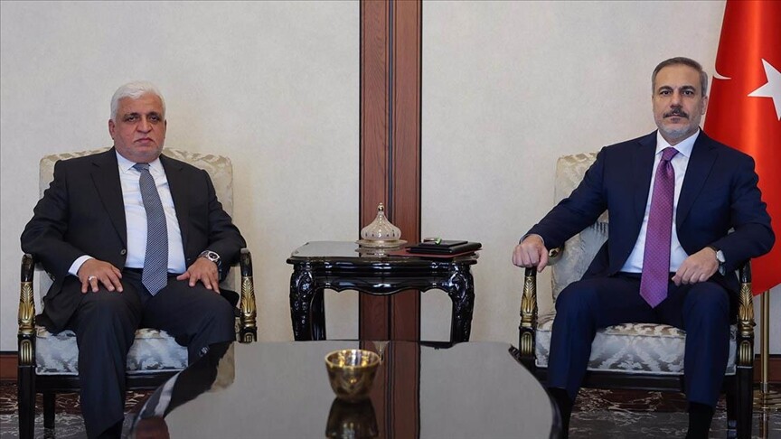 Türkiye Dışişleri Bakanı Fidan, Haşdi Şabi Heyeti Başkanı Feyyad ile görüştü
