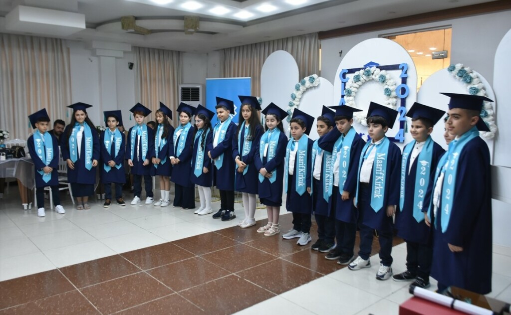 Kerkük Uluslararası Maarif Okulu'nda mezuniyet töreni yapıldı