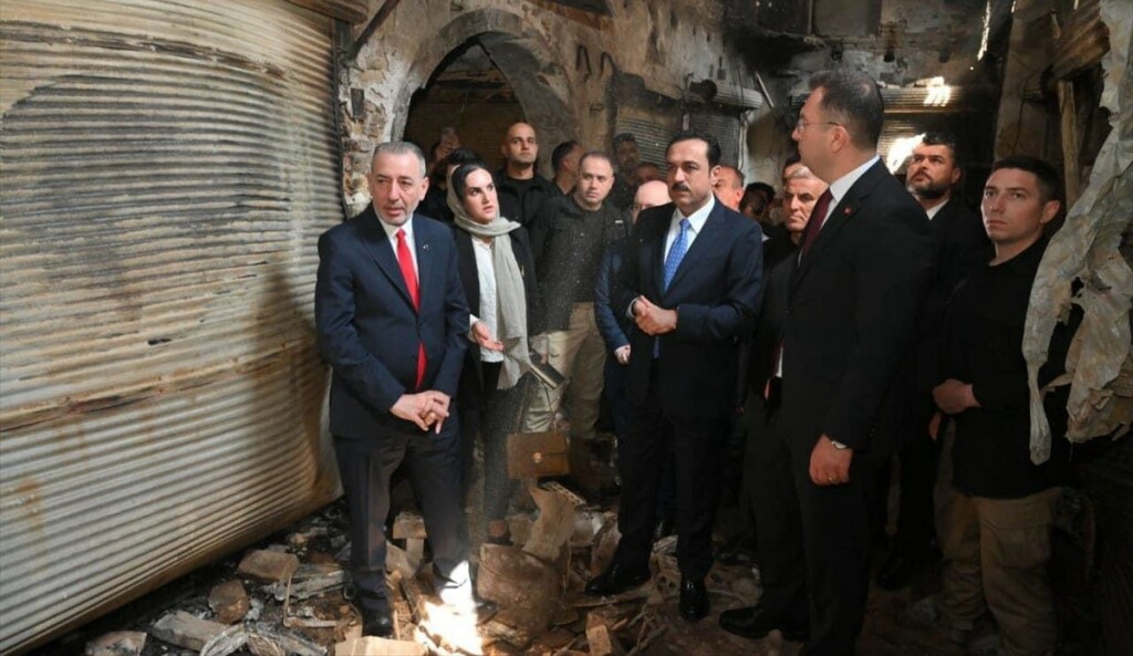 Türkiye'nin Erbil Başkonsolosluğu: Tarihi Kayseri Çarşısı’ndaki yangınla yüreğimiz de yandı