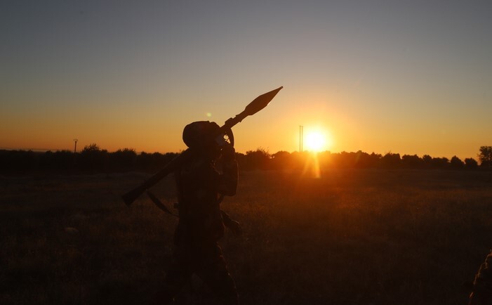 SMO, Özgürlük Şafağı Operasyonu'nda Tel Rıfat ilçe merkezini terör örgütü PKK/YPG'den kurtardı