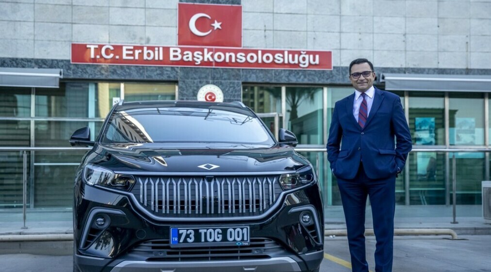 Türkiye'nin yerli otomobili Togg, Erbil sokaklarında tanıtıldı